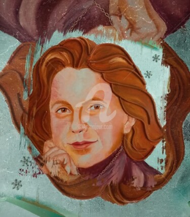 印花与版画 标题为“Beat Klarsfeld” 由Nicolas Péché, 原创艺术品, 操纵摄影 安装在木质担架架上