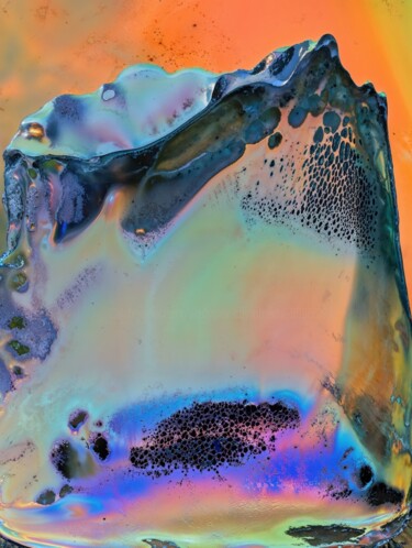 Photography titled "Burnt metal scan 10" by Vladyslav Shyrobokov, Original Artwork, Digital Photography