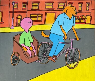제목이 "Qui c'est qu'à l'ai…"인 미술작품 Mou로, 원작, 구아슈