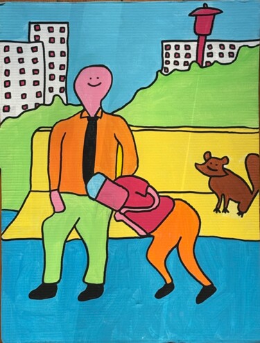 제목이 "Amoureux d'une gomm…"인 미술작품 Mou로, 원작, 구아슈