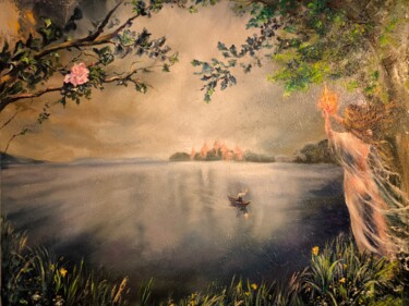 제목이 ""The Ritual""인 미술작품 Iryna Kogan로, 원작, 기름