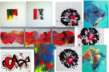 제목이 "Collage of paper ar…"인 미술작품 Cb.로, 원작, 아크릴