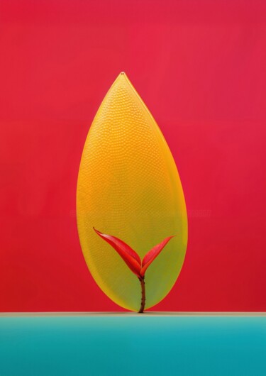 摄影 标题为“Minimalistic flower…” 由Vladyslav Shyrobokov, 原创艺术品, 数码摄影