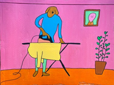 제목이 "Les parcs à chiens…"인 미술작품 Mou로, 원작, 구아슈