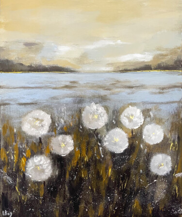First Light and Dandelions "First Light and Dan…" başlıklı Tablo Olesya Bay tarafından, Orijinal sanat, Akrilik Ahşap Sedye çerçevesi üzerine monte edi…