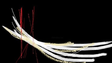 Artes digitais intitulada "Mix ondes" por Elitrompe, Obras de arte originais, Pintura digital