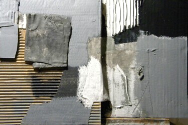 Painting titled "Verso la fine" by Irvin Grassi, Original Artwork, Acrylic Mounted on Cardboard