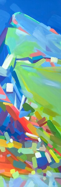 「More Than This 2」というタイトルの絵画 Hunter Jayによって, オリジナルのアートワーク, アクリル ウッドストレッチャーフレームにマウント