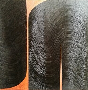 Pintura intitulada "peinture contempora…" por Steivan Loundou, Obras de arte originais, Óleo Montado em Armação em madeira