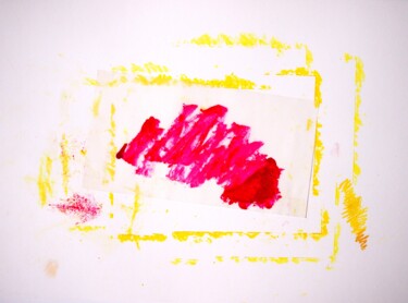 Tekening getiteld "o.T. (reshuffle the…" door Dorothea Breit, Origineel Kunstwerk, Pastel