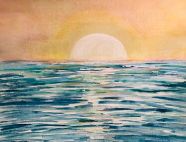 绘画 标题为“Watercolour on pape…” 由Violeta Allaberdieva, 原创艺术品, 水彩