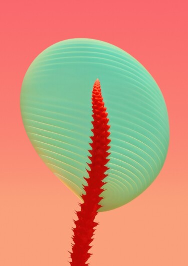 "Minimalistic flower…" başlıklı Fotoğraf Vladyslav Shyrobokov tarafından, Orijinal sanat, Dijital Fotoğrafçılık