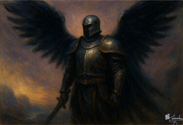 Schilderij getiteld "El Guardián de las…" door Elio Segundo Sanchez, Origineel Kunstwerk, Olie