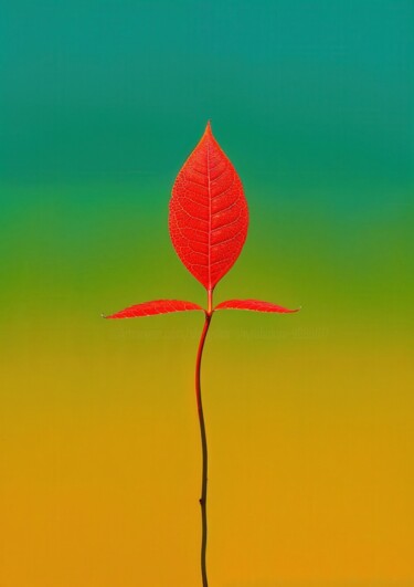 Фотография под названием "Minimalistic flower…" - Vladyslav Shyrobokov, Подлинное произведение искусства, Цифровая фотография