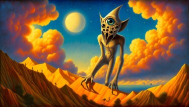 "INVADERS 015" başlıklı Dijital Sanat Karavix tarafından, Orijinal sanat, AI tarafından oluşturulan görüntü