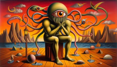 Arte digitale intitolato "INVADERS 016" da Karavix, Opera d'arte originale, Immagine generata dall'IA