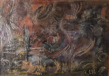 Painting titled "Journey of Thought" by Banu Muazzez Arpalı, Original Artwork, Acrylic