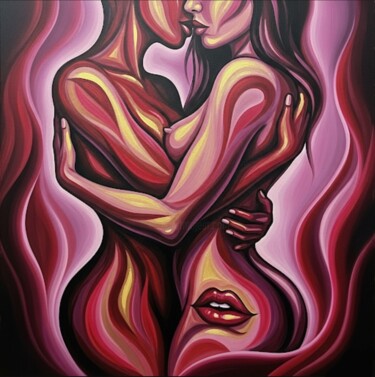 Arts numériques intitulée "The Burden of Lust…" par Maytyrisat Artemis, Œuvre d'art originale, Peinture numérique