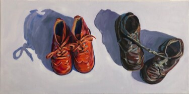 Pittura intitolato "The Generations" da Elise Acosta, Opera d'arte originale, Olio Montato su Telaio per barella in legno