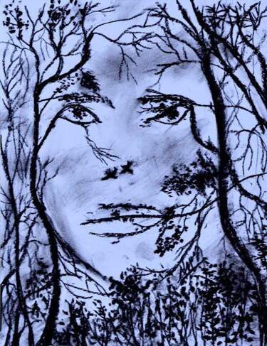 "Nature 002" başlıklı Resim Alicia Lopez tarafından, Orijinal sanat, Karakalem