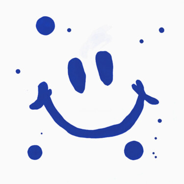 绘画 标题为“Dot Dot Smile!” 由Ivy Blue, 原创艺术品, 丙烯