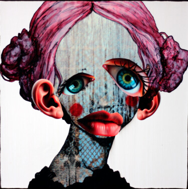 Pintura titulada "PEBRASSA" por Aleix Albareda, Obra de arte original, Acrílico Montado en Bastidor de camilla de madera