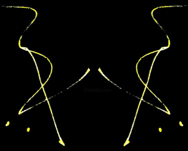 Dancing Lines 1b3 Fotografia zatytułowany „Dancing Lines 1b3” autorstwa Ken Lerner, Oryginalna praca, Fotografia cyfrowa
