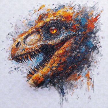 数字艺术 标题为“"Jurassic World: Ev…” 由Deep & Dawn, 原创艺术品, 数字油画