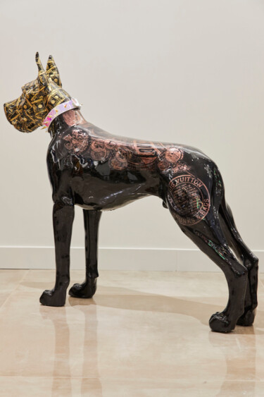 Escultura titulada "LV Danish Dog Rose" por Ghost Art, Obra de arte original, Fundición