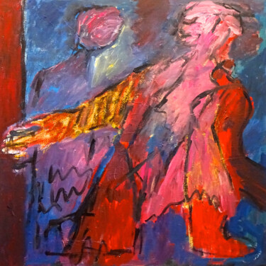 绘画 标题为“Composition 7156” 由Engelina Zandstra, 原创艺术品, 丙烯