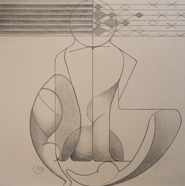 Painting titled "Graphics 16" by Tetiana Gryshchenko, Original Artwork, Graphite