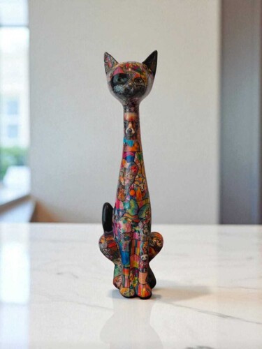 Sculpture titled "Freddie" by Siberil Rey, Original Artwork, Resin