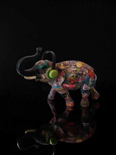 Scultura intitolato "Tantor" da Siberil Rey, Opera d'arte originale, Resina