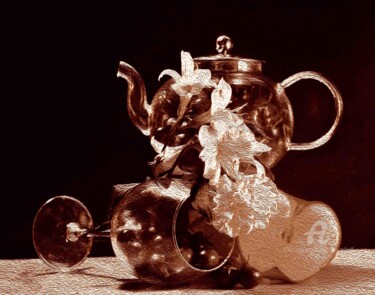 Fotografia intitolato "Still Life II" da Charles Talkoff, Opera d'arte originale, Fotografia digitale