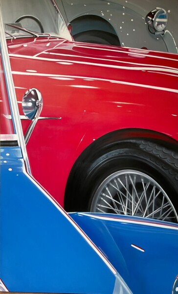 "Trio voiture Austin…" başlıklı Tablo Gilbert Duchamp tarafından, Orijinal sanat, Akrilik