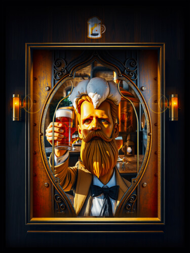 "BEER🍺" başlıklı Dijital Sanat Mathias Cascales (MC D/\RT) tarafından, Orijinal sanat, Dijital Resim