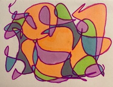 Desenho intitulada "bancal" por Loane Blanchard, Obras de arte originais, Marcador