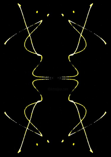 Dancing Lines 1b6 제목이 "Dancing Lines 1b6"인 사진 Ken Lerner로, 원작, 디지털