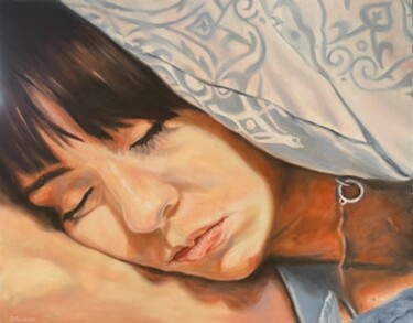 绘画 标题为“Sweet Dreams” 由Elise Acosta, 原创艺术品, 油 安装在木质担架架上