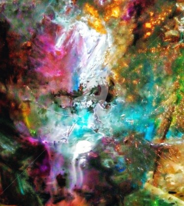 "MES REVERIES DE CETTE NUIT" Schilderij getiteld ""MES REVERIES DE CE…" door Paula Clemence, Origineel Kunstwerk, Inkt Gemonteerd op Plexiglas