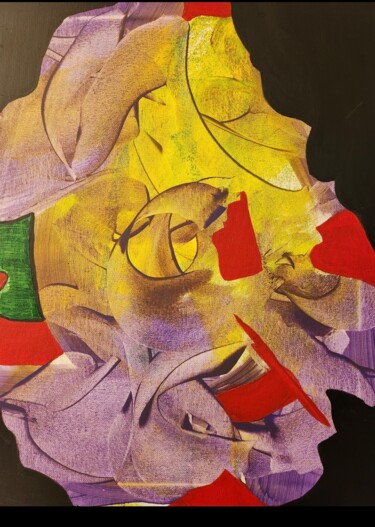 Chroma Reverie Картина под названием "Chroma Reverie" - Christine Meeks, Подлинное произведение искусства, Акрил Установлен на Деревянная р…