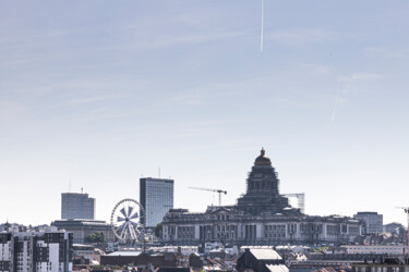 Fotografia intitolato "bxl depuis un toit" da Véronique Marichal, Opera d'arte originale, Fotografia non manipolata