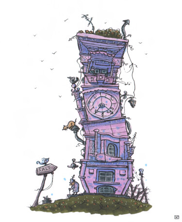 Time for a change Desenho intitulada "Time for a change" por Steam Ro, Obras de arte originais, Marcador