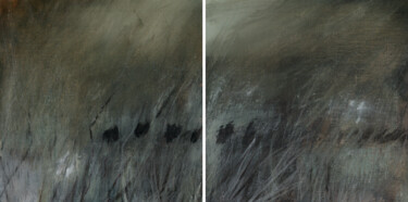#337-#338, "Dirty Fur" Pittura intitolato "#337-#338, "Dirty…" da Michel Debray, Opera d'arte originale, Acrilico Montato su Cartone
