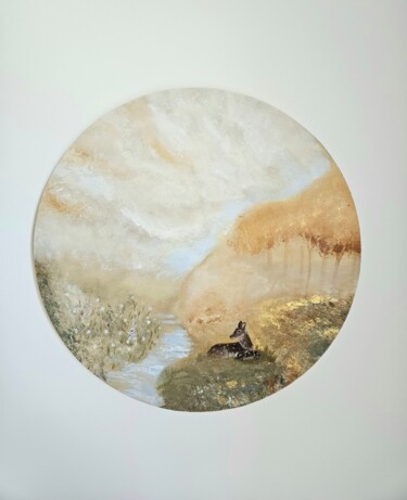 绘画 标题为“Murmures de sérénité” 由K.Alexia_art, 原创艺术品, 丙烯 安装在木质担架架上