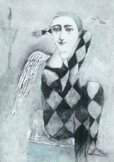 I Don't Know What to Tell You Картина под названием "I Don't Know What t…" - Svetlana Rumak, Подлинное произведение искусства, Акрил
