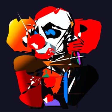 数字艺术 标题为“PALHAÇO” 由Natalicio Borges Jr, 原创艺术品, 2D数字工作 安装在artwork_cat.上