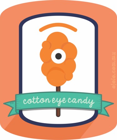 cotton eye candy Digital Arts με τίτλο "cotton eye candy" από Ojolo - Abel García, Αυθεντικά έργα τέχνης, 2D ψηφιακή εργασία