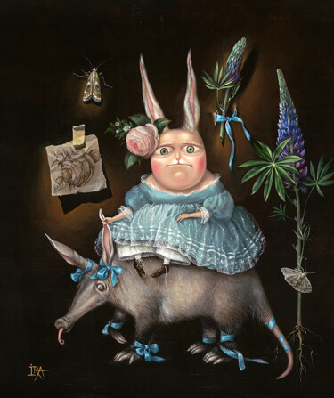 Brenna-1, Print on canvas 50 cm. Impressões e gravuras intitulada "Brenna-1, Print on…" por Irena Aizen, Obras de arte originais, Impressão digital Montado e…
