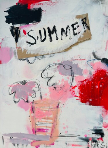 绘画 标题为“Hello Summer” 由Christiane Lohrig, 原创艺术品, 丙烯